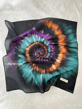 tie-dye square scarf