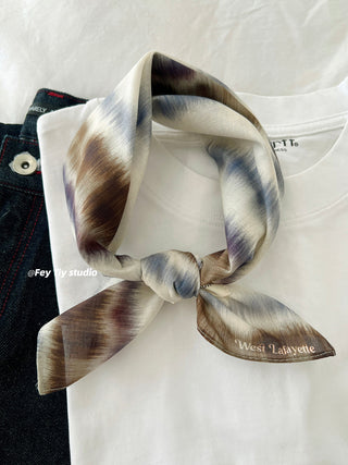 tie-dye square scarf