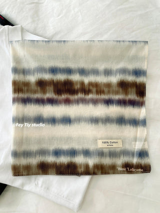 tie-dye square scarf