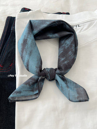 tie-dye square scarf