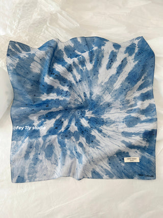 tie-dye square scarf