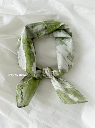 tie-dye square scarf