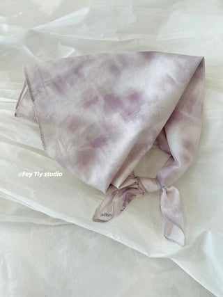 tie-dye square scarf
