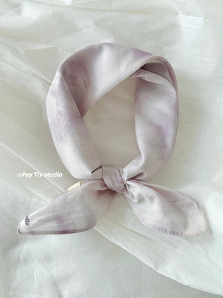 tie-dye square scarf