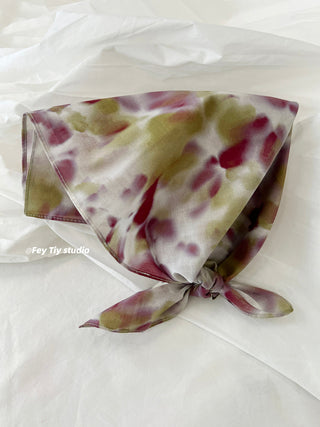 tie-dye square scarf