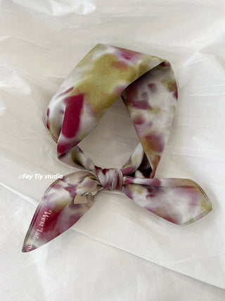 tie-dye square scarf