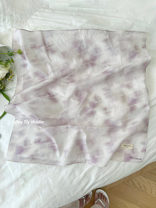 tie-dye square scarf