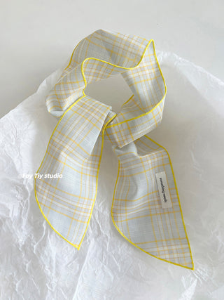 linen plaid scarf 02