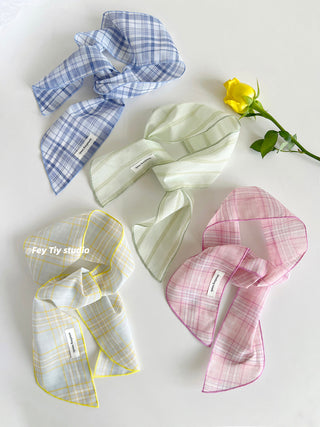 linen plaid scarf 02
