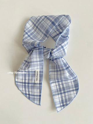 linen plaid scarf 02