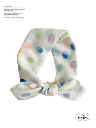 polka dot scarf