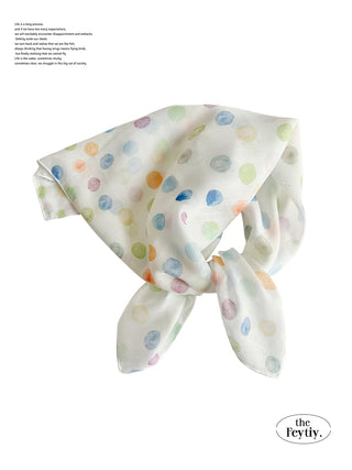 polka dot scarf