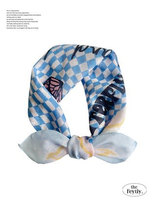 polka dot scarf
