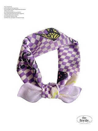 polka dot scarf