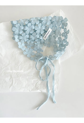 floral triangle scarf