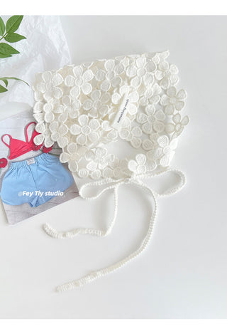 floral triangle scarf