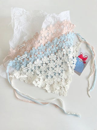 floral triangle scarf