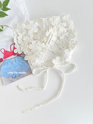 floral triangle scarf