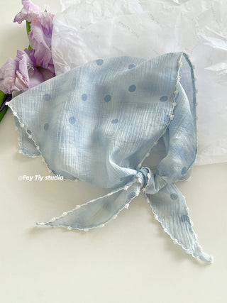 polka dot scarf 01