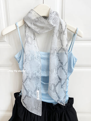 plaid rose scarf