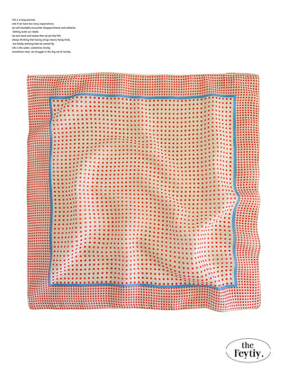 polka dot silk