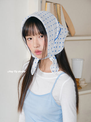 polka dot silk