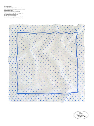 polka dot silk