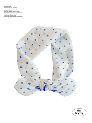 polka dot silk