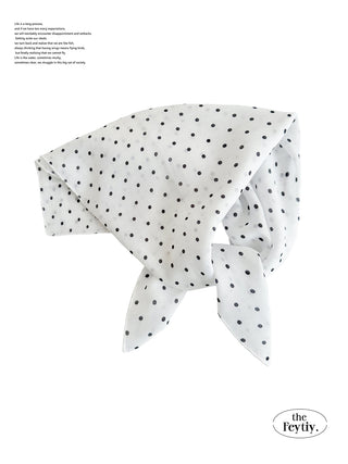 polka dot silk