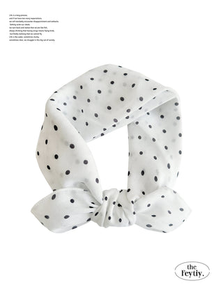 polka dot silk