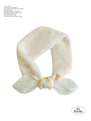 polka dot silk