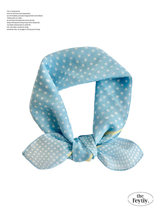 polka dot silk