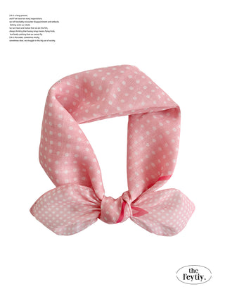 polka dot silk