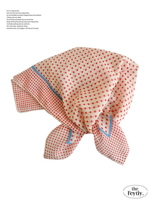 polka dot silk