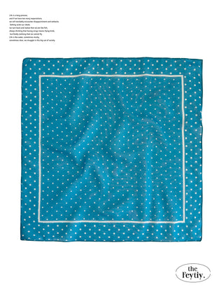 polka dot silk