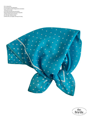 polka dot silk