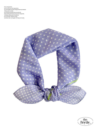 polka dot silk