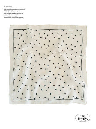 polka dot silk