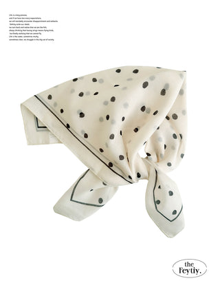 polka dot silk