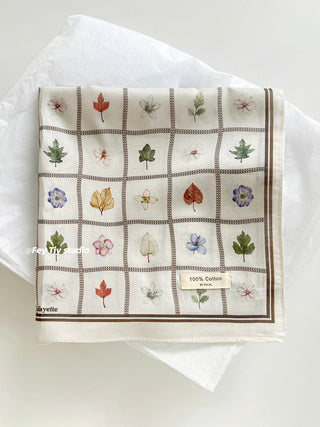 floral square scarf