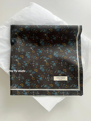 floral square scarf