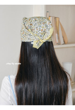 floral square scarf