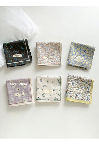 floral square scarf