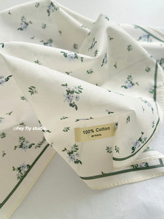 floral square scarf