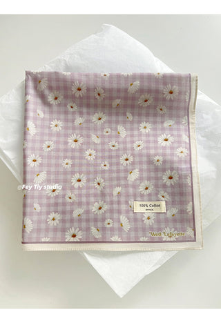 floral square scarf
