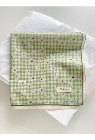 floral square scarf