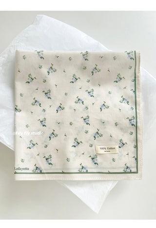 floral square scarf