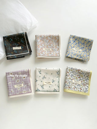 floral square scarf