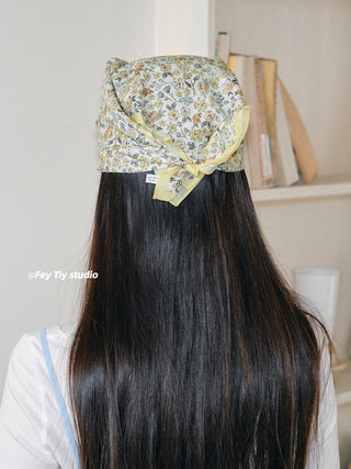 floral square scarf