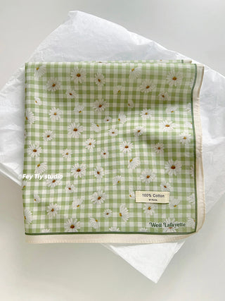 floral square scarf